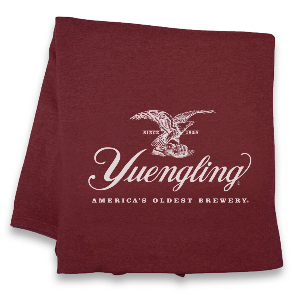 Sweatshirt Blanket MAROON Yuengling