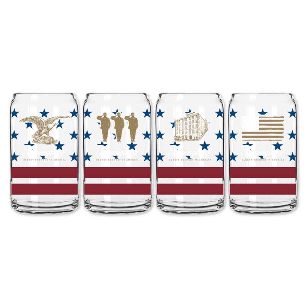 Stars & Stripes Glassware Set Yuengling