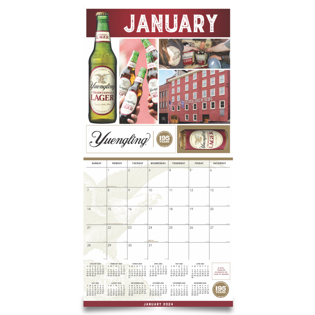 Yuengling Wall Calendar Yuengling