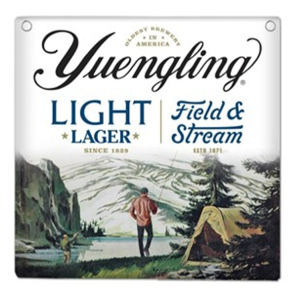 Light Lager F&S Metal Sign