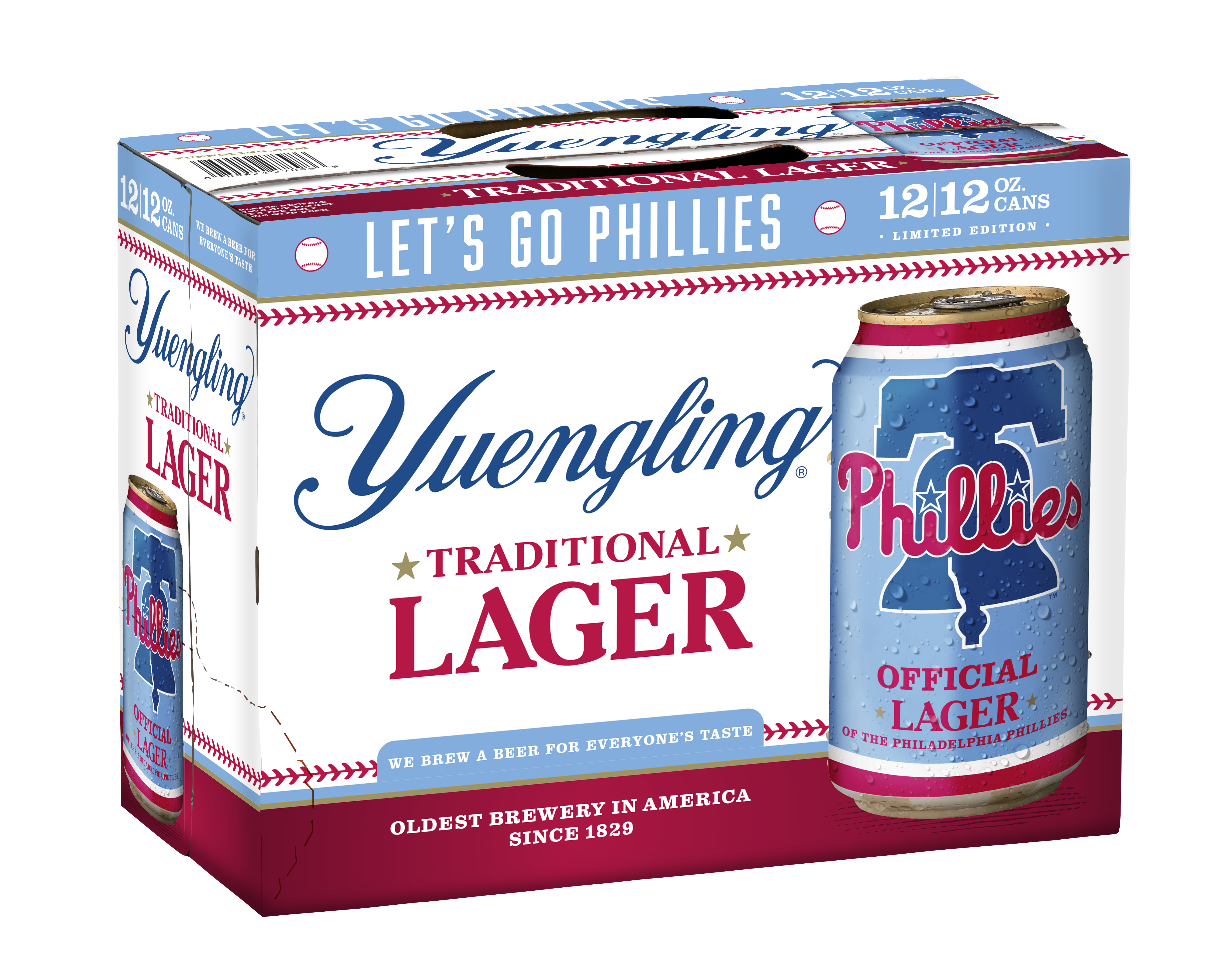 Yuengling Unveils New Phillies Powder Blue Lager Cans, Celebrates Ongoing Partnership with Aaron Nola