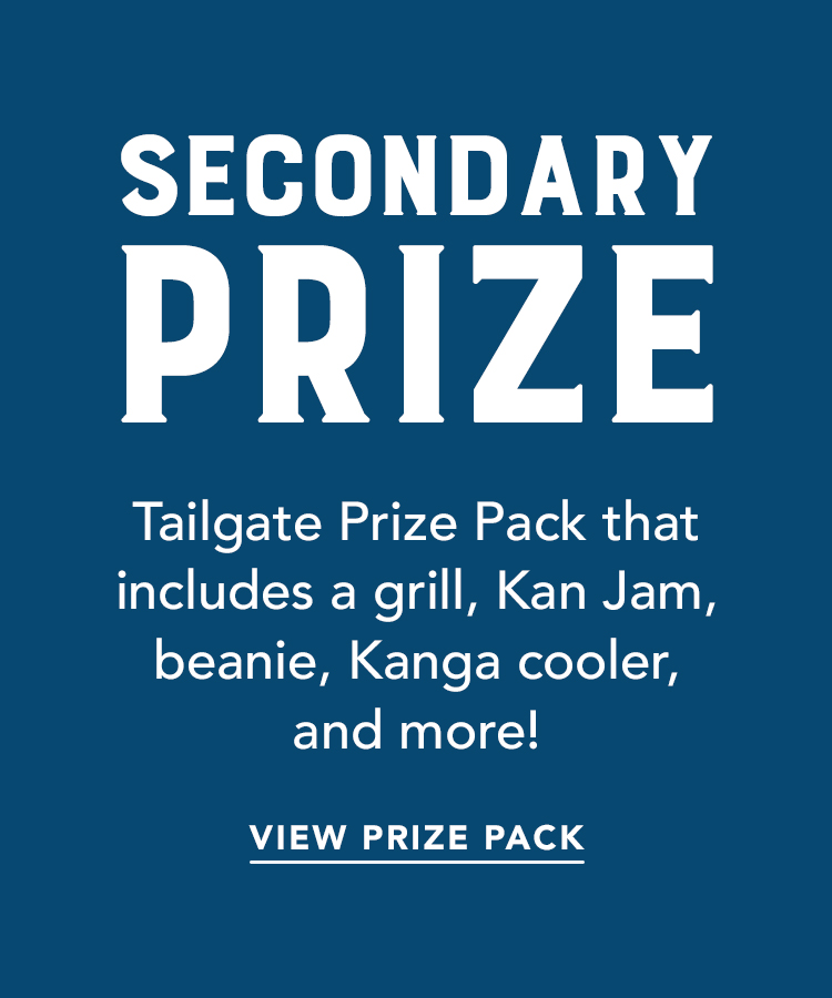 Secondary Prize: Tailgate Prize Pack